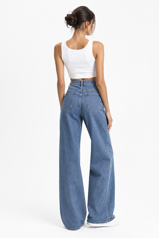 Pantalones Vaqueros Trasera